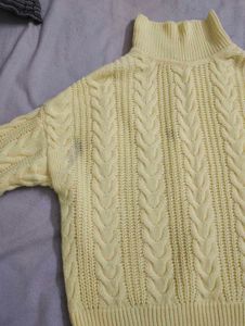 Yellow Knit Sweater