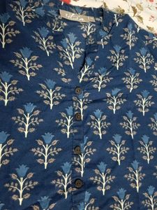 Navy Blue Formal Top