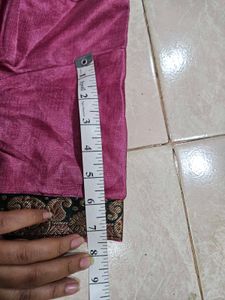 Elegant Embroidered Pink Saree