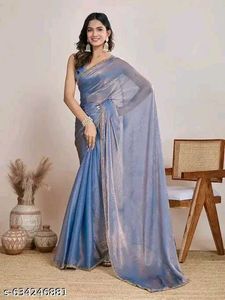Elegant Blue Saree