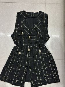 Chic Plaid Sleeveless Dress