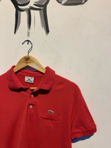 Red Lacoste Polo Shirt