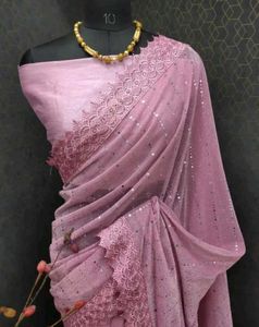 Bollywood Fancy Saree With Blouse Piece..