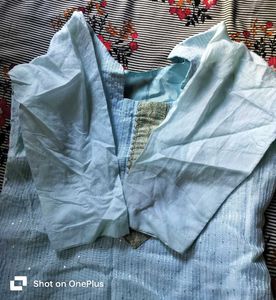 blue Colour Suit/Kurti Set