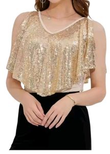 Sparkly Gold Party Top