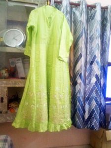 Lime Green Kurta Gown
