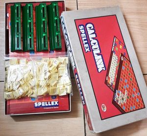 CALCULINK/SPELLEX TWO IN ONE BOARD GAME