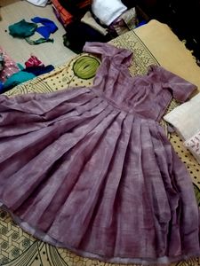 My New Home Stricked Long Gown