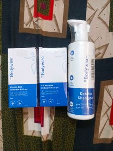 Bodywise Keratin Shampoo & Roll-ons