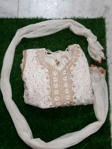 White  Colour Dress Gown 🤩❤️