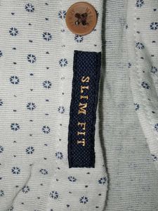 Patterned Button-Down Shirt