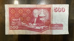 500 Kronur.. From Iceland Rare