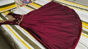 Maroon Gown