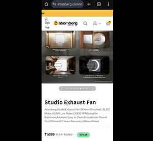 Atomberg Ventilation Fan