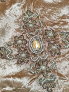 Velvet Heavy Embroidery Cushion Cover..