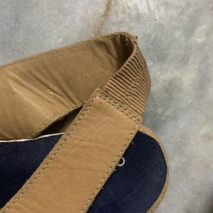 pure leather women flats