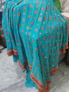 Blue Saree