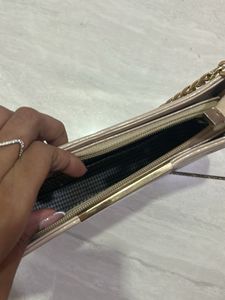 Chic Shoulder Bag with Chain Detail