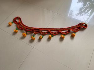 Handmade Crochet Marigold Garland