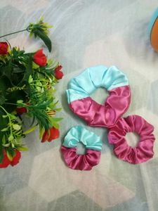 "Brand New Saitan Two-Tone Scrunchies – XXL, XL &