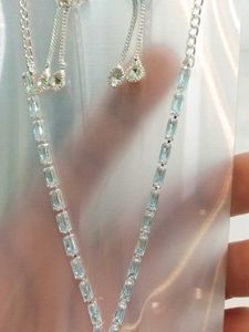 Crystal Chain With Earings