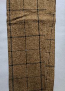 Brown Plaid Pant