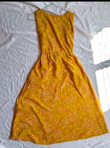 Clearance Sale ‼️Mustard Colour A-line Kurta