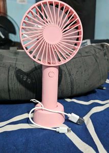 Pink Portable Fan