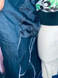 Stylish Black Trench Coat lenth 46