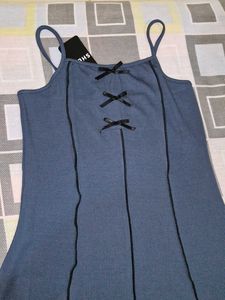 Cute Blue Mini Dress