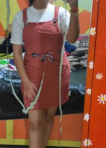 One Piece😍🔥crop Top With Dungree