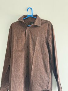 Brown Patterned Shirt