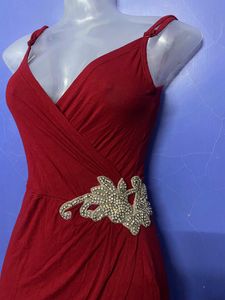 Maroon Party Wear One Piece