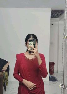 Elegant Maroon Kurta Set