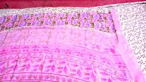 Floral Print Saree