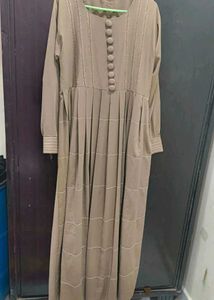 Elegant Brown Burqa Abhaya