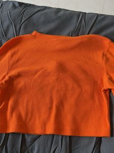 Urbanic Full Sleeve Crop Top