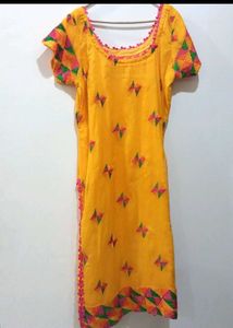 Beautiful Phulkari Embroidery Kurta