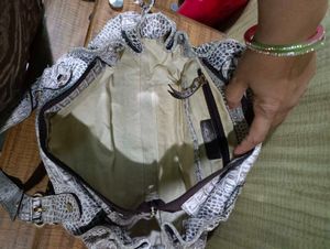 Imported crocodile 🐊 print hand bag