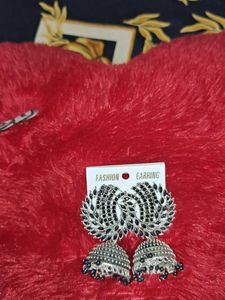 Fashion Oxidised Earrings