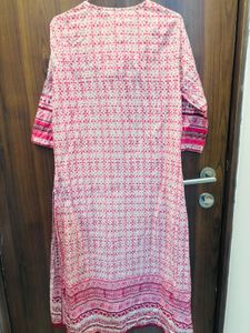 BIBA Pink Print Kurti