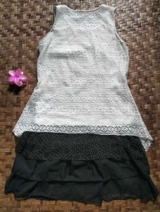 Beautiful Lace Two Toned Dress