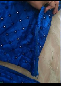 Blue Skirt And Blouse For Weddings