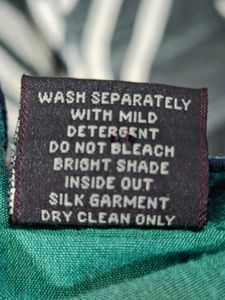 Elegant Green silk Kurta with border