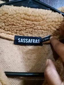 Sassafras Faux fur Crop Jacket