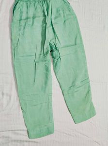 Women Green Festive Chanderi Silk  Suit Set