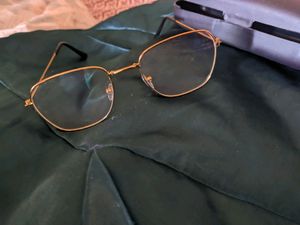 Golden Fashion Glasses