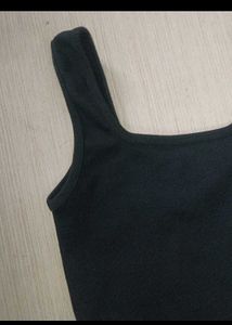 Black Corset Tank Top