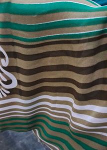 New Olive Chiffon Soft Daily Wear Saree