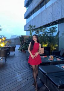 A Pretty Red Dress Makes You Look Elegant&amp;sexy